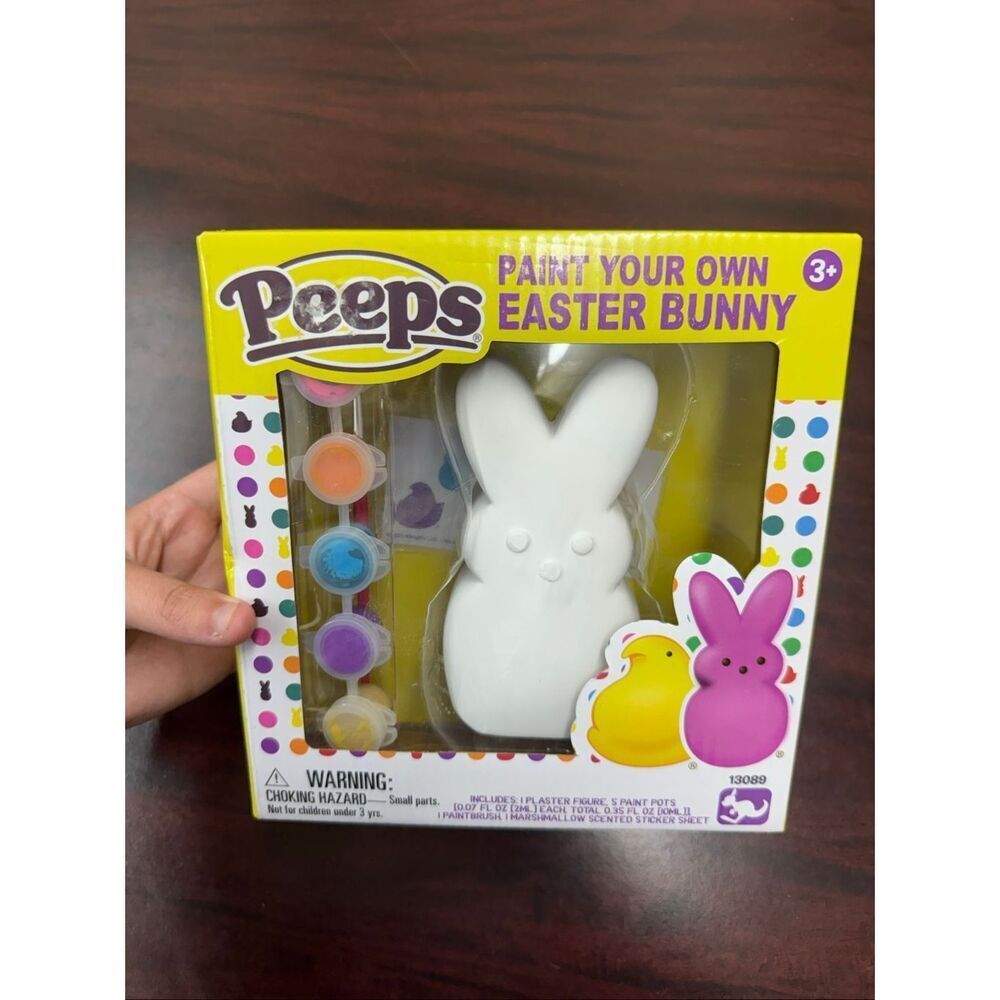 Peeps Paint Your Own Easter Bunny Plaster Figure